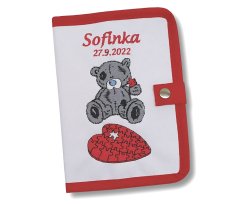 Obal na dětský zdravotní a očkovací průkaz - Puzzle